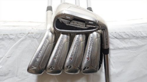 Adams Idea Tech A4Os Iron Set 6-Pw Regular Flex Steel 0965408 Good E14 Adams Idea Tech A4Os Iron Set 6-Pw Regular Flex Steel 0965408 Good E14