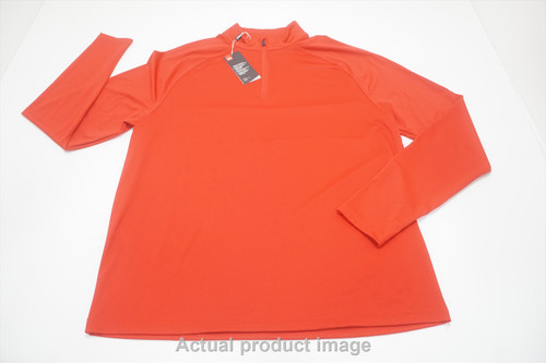 New  Under Armour Golf Loose Pullover  Mens Size  Large Red Regular 705B 980862