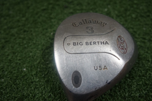 LH Callaway Big Bertha Degree 3 Fairway Regular Graphite 0279921 HB6-10-18 LH Callaway Big Bertha Degree 3 Fairway Regular Graphite 0279921 HB6-10-18