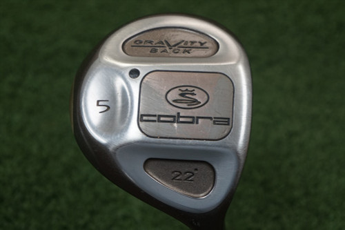 Womens Cobra Gravity Back 22° 5 Fairway Wood Ladies Graphite 529878 I55 Womens Cobra Gravity Back 22° 5 Fairway Wood Ladies Graphite 529878 I55