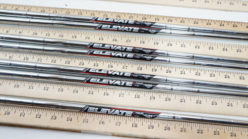 True Temper Elevate Tour 112G Regular 35"-38" 7pc Iron Shaft Set .355T 934275