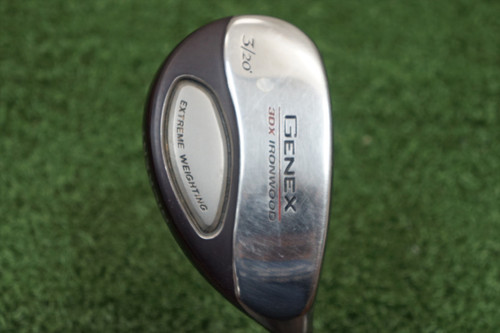 NICKENT GENEX 3DX IRONWOOD 20 DEGREE 3H FAIRWAY WOOD REGULAR STEEL 0700090 HB12-9-26 NICKENT GENEX 3DX IRONWOOD 20 DEGREE 3H FAIRWAY WOOD REGULAR STEEL 0700090 HB12-9-26