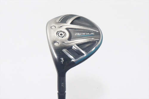 Callaway Rogue Sub Zero 15° 3 Fairway Wood Stiff Flex Evenflow 1007405 Fair