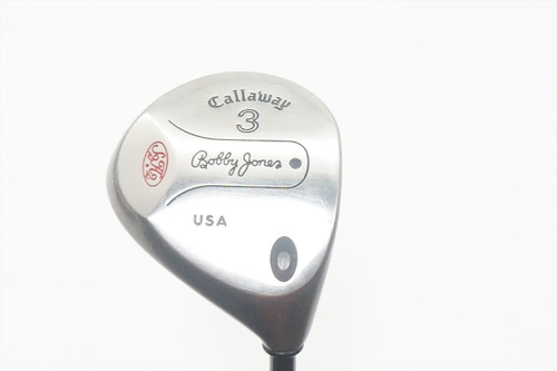 Callaway Bobby Jones 3 Fairway Wood Regular Flex Stock 016578 Excellent HB6-8-27 Callaway Bobby Jones 3 Fairway Wood Regular Flex Stock 016578 Excellent HB6-8-27