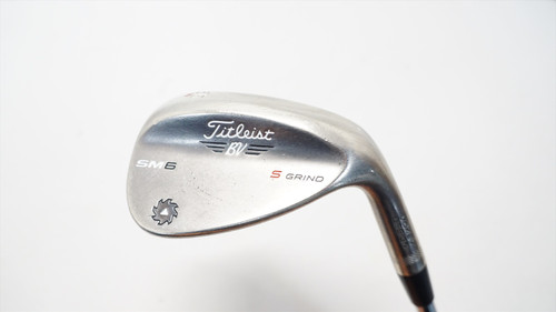 Titleist Vokey Sm6 Steel Grey Wedge 56°-10 S-Grind Wedge Stock Stl 961635 Good