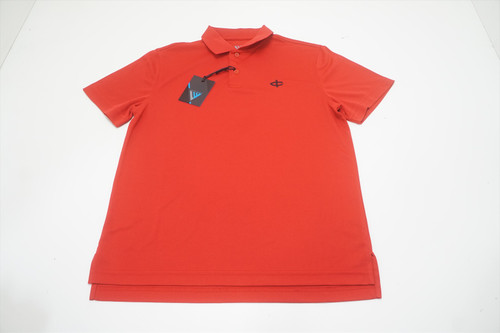 NEW Level Wear Golf Jr. Omaha Polo Boys Size Large Flame Red 631A 00933203
