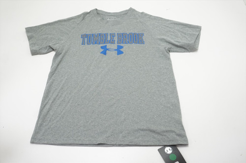 NEW Under Armour Golf Loose T-Shirt  Boys Size  Large Grey Regular 637B 00935424