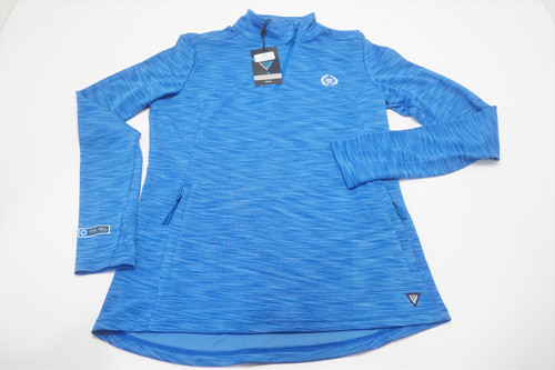 NEW Level Wear Golf Wave Pullover  Womens Size  Small Royal Blue   648A 00939465
