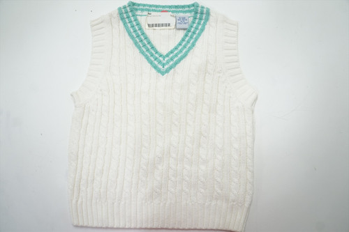 NEW Wee Golf Classic Vest  Girls Size  4-5Y White Regular 655A 00943957