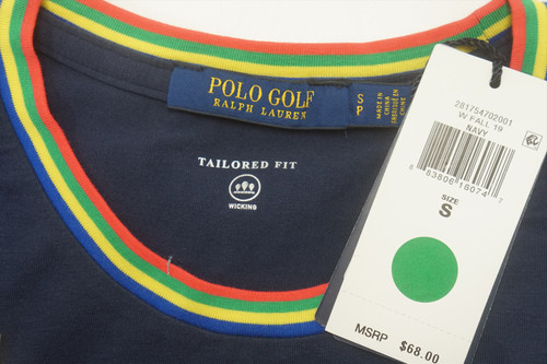 NEW Ralph Lauren Polo Golf Golf Casual T-Shirts Polo Womens Small Navy 675A  - Mikes Golf Outlet