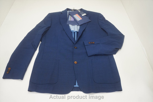 NEW FootJoy 1857 Golf Wool Blend Blazer Jacket Mens Size Large Blue 700A 978225