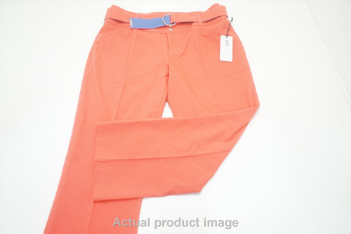 NEW Jofit Golf Belted Flare Capri Pants Womens Size 4 Orange 715A 00985461