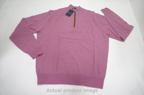 Peter Millar Excursionist Merino Wool Sweater Mens Medium Rose 745A 1007195