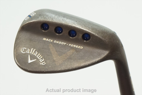 Callaway Mack Daddy Forged Slate Wedge 56°-10 Stiff Dynamic Gold 949096 Good B55