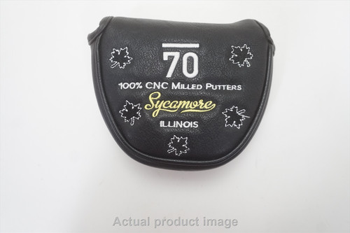 SUB 70 Sycamore Illinois Mallet RH Putter Headcover Excellent HA14-11-20 SUB 70 Sycamore Illinois Mallet RH Putter Headcover Excellent HA14-11-20