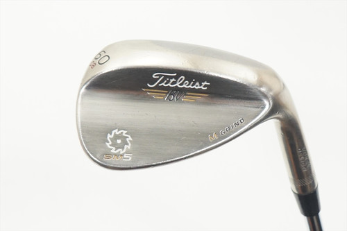 Titleist Vokey Sm5 Gold Nickel Wedge 60°-8 M-Grind Stock Stl