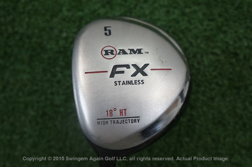 Lh Ram Fx Stainless Ht 18 Degree 5 Fairway Wood Regular Flex J138638-A HB2-6-50 Lh Ram Fx Stainless Ht 18 Degree 5 Fairway Wood Regular Flex J138638-A HB2-6-50