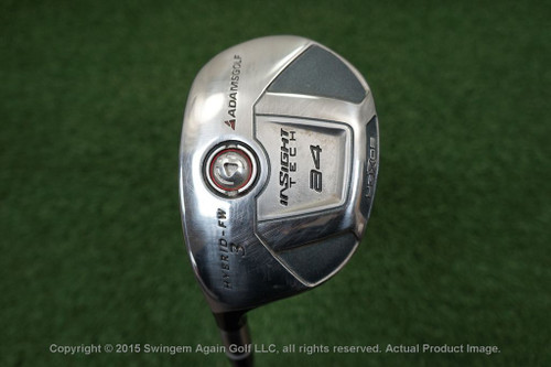 Lh Adams Insight Tech A4 3 Hybrid-Fw Graphite Stiff Flex J135800-A Used Golf Lh Adams Insight Tech A4 3 Hybrid-Fw Graphite Stiff Flex J135800-A Used Golf