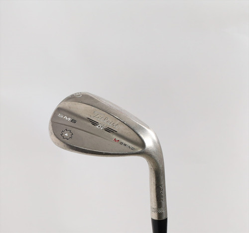 Titleist Vokey Sm6 Steel Grey Wedge 60°-8 M-Grind Wedge Stock