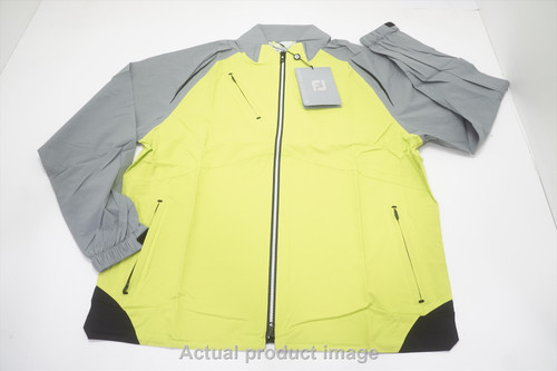 Footjoy 64NJ2136 veste de pluie select ls gris lime-noir gris