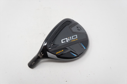 LH Taylormade Qi10 Max 23* #4 Hybrid Rescue Club Head Only .370