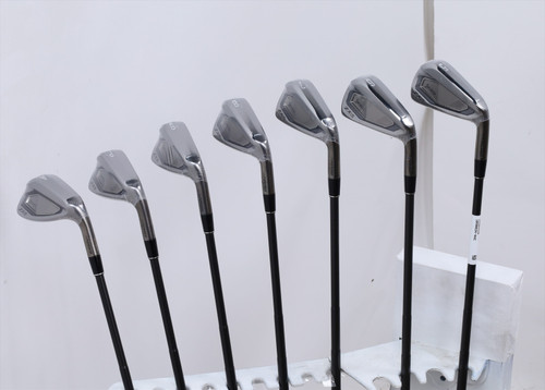 Srixon Zxi5 Black Chrome Iron Set 5-Pw, Aw Stiff Dynamic Gold Mid
