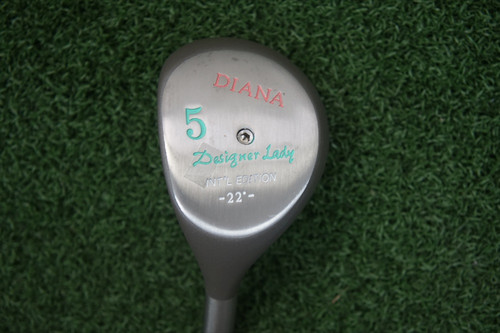 Lh Designer Lady Diana Int'L Edition 22* Degree 5 Wood Head Only Good ...