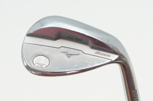 Mizuno S18 White Satin Wedge 54°-8 Stiff Dynamic Gold Stl 1034264