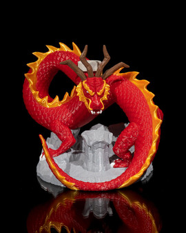 Misty Dragon Backflow Incense Holder – Red Dragon Smoke Waterfall Burner | Fantasy & Zen Décor