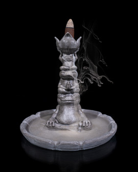 Mystic Toad Backflow Incense Holder – Handmade 3D-Printed Smoke Cascade Burner