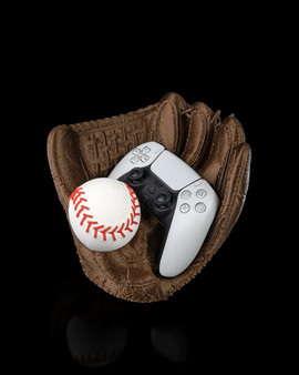 3D-Printed Baseball Glove Game Controller Stand – Biodegradable PLA – Handmade