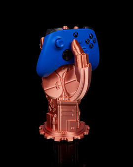 3D-Printed Cyborg Hand Controller Holder – Power Meets Precision in Your Gaming Setup!
