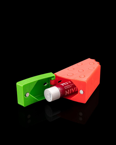 Strawberry-Inspired Charm with Hidden Storage