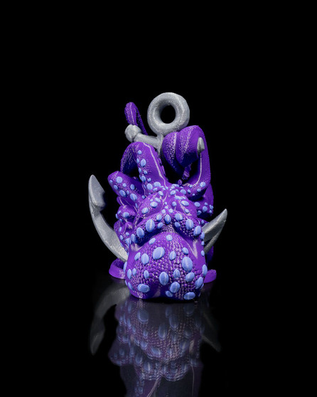 Merlot the Octopus Wine Holder | 3D Printed Nautical Decor