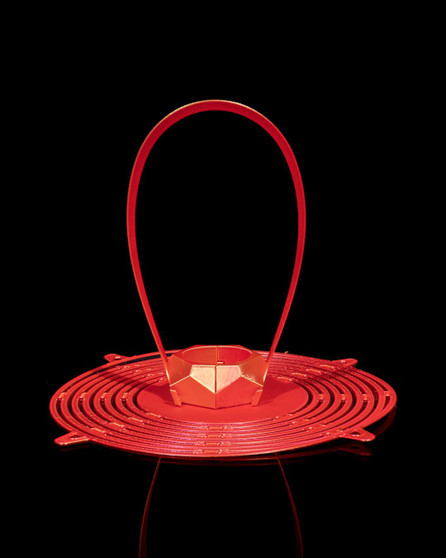 3D-Printed Wine Bottle Carrier | Modern Geometric Design