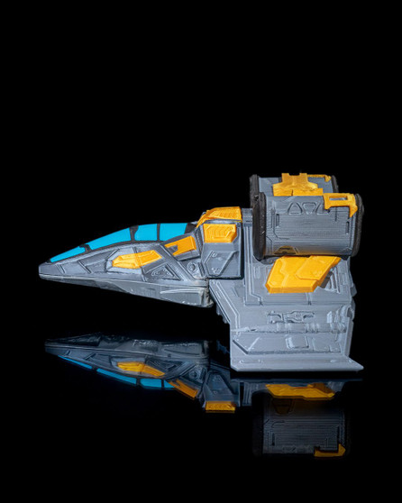 Fallen Spaceship Backflow Incense Burner – Sci-Fi Smoke Waterfall | Futuristic Incense Holder