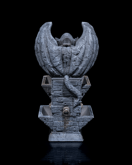 The Watcher Backflow Incense Holder – Gothic Gargoyle Smoke Cascade Burner | Handmade Fantasy Décor