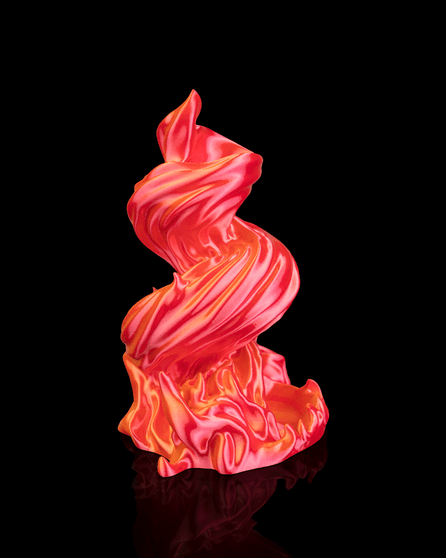 Handmade 3D-Printed Flame Dice Tower – Tabletop RPG Centerpiece