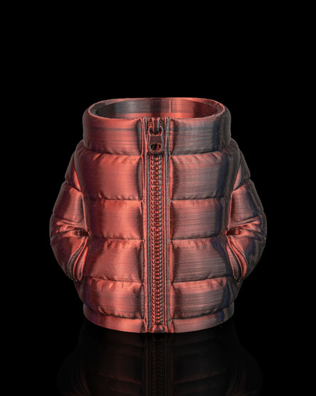 3D-Printed Puffer Jacket Drink Holder – Handmade Funny Can Holder & Desk Decor