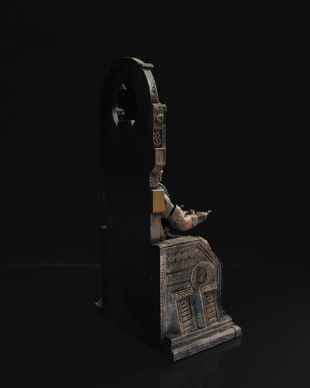 Aztec Tlamatini Console Controller Holder: Handmade PLA Gamer Decor