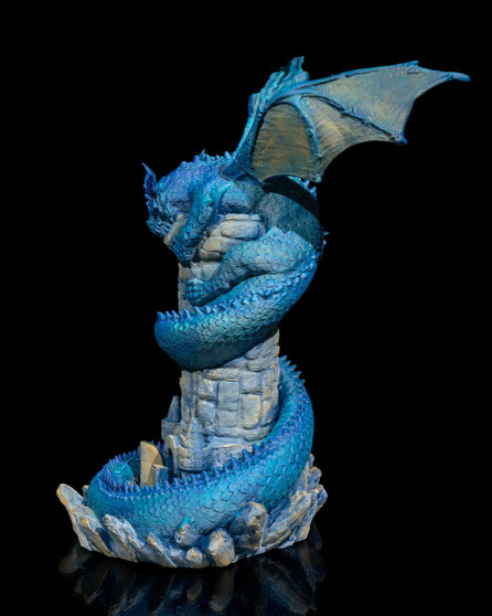 Dragon-Guarded Tower Dice Thrower: 3D-Printed RPG Gaming Accessory
