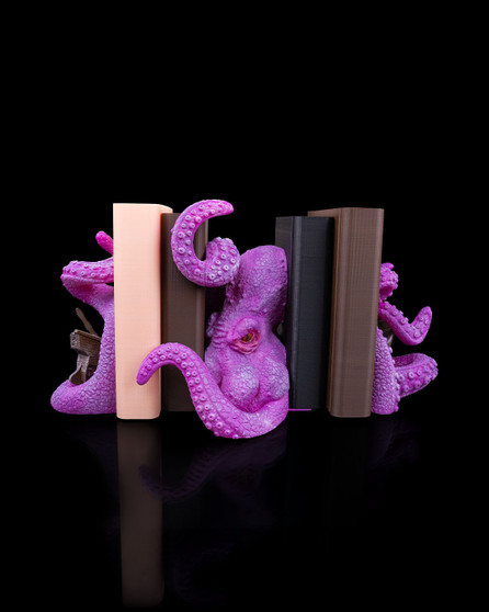 Krakin' Open a Good Book: Giant Octopus Bookend Set