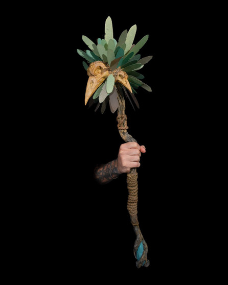 The Druid’s Quarterstaff: Mystical 3D-Printed Shamanic Prop