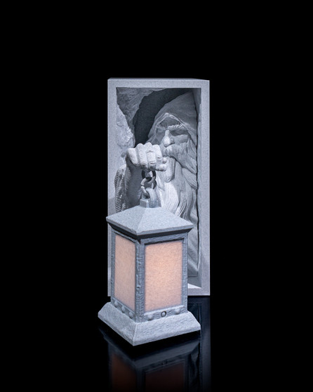 The Hermit's Light: 3D-Printed Fantasy Book Nook