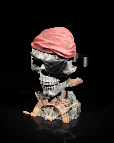 Pirate Skull Controller Stand