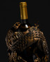 Dragon’s Embrace Wine Holder | Fantasy Dragon Wine Bottle Stand | Mythical Bar & Home Décor
