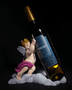 Cherub’s Strength Wine Holder | Angel-Inspired Wine Bottle Stand | Whimsical Sculptural Bar Décor
