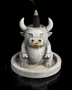 Bull Dozer Backflow Incense Burner | Tranquil Ox Smoke Waterfall Décor