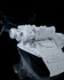 Fallen Spaceship Backflow Incense Burner – Sci-Fi Smoke Waterfall | Futuristic Incense Holder