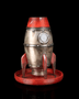 Retro Rocket Backflow Incense Holder – Handmade 3D-Printed Space Decor